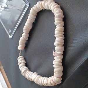 Hawaiian Puka Shell (Tiger Large) Neckless 20" long Rare
